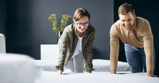 Layers of a high-quality mattress